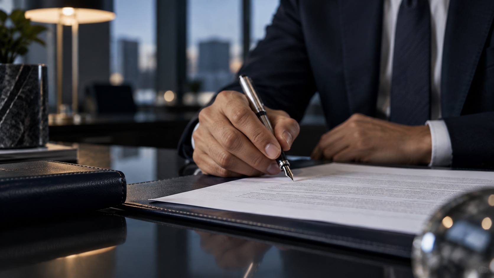 Commercial documents prepared for review